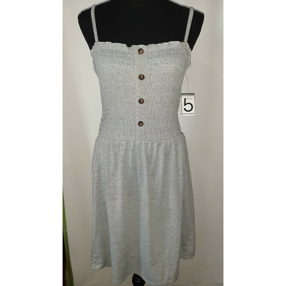 Style 5 Sun Dress Size L Women' s Gray Stretch